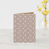 Gevouwen Wenskaart Kaart (Gele Bloem)