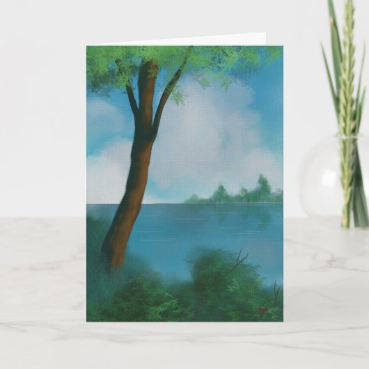 Gevouwen Wenskaart Kaart (Voorkant)