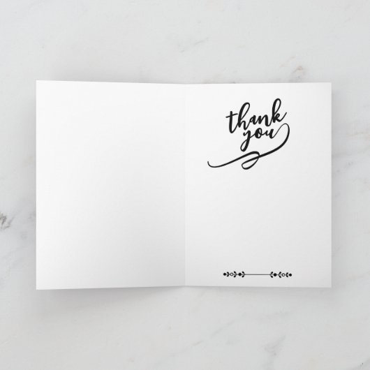 Gevouwen Wenskaart Kaart (Binnen)