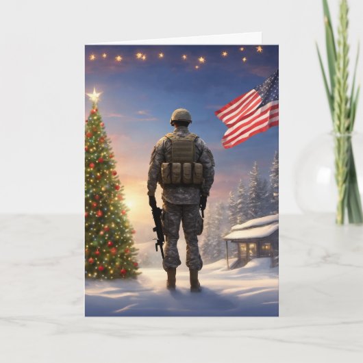 Gevouwen Wenskaart Kaart (Voorkant)