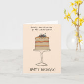 Gevouwen Wenskaart Kaart (Gele Bloem)