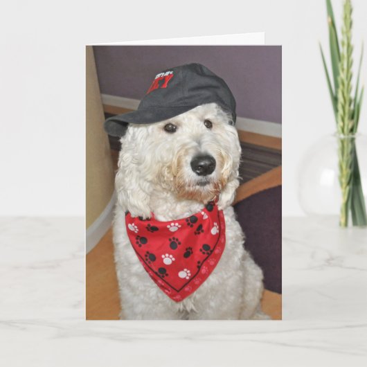 Gevouwen Wenskaart Kaart (Voorkant)