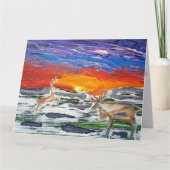 Gevouwen Wenskaart Kaart (Voorkant)