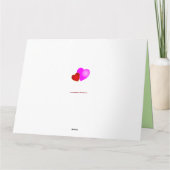 Gevouwen Wenskaart Kaart (Achterkant)