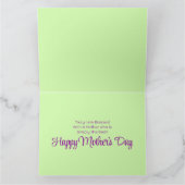 Gevouwen Wenskaart Kaart (Binnen)