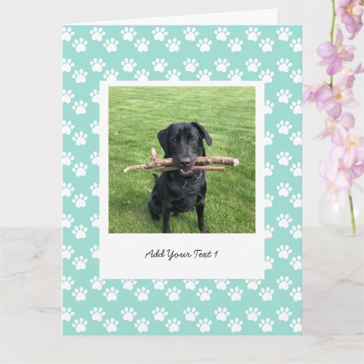 Gevouwen Wenskaart Kaart (Orchidee)