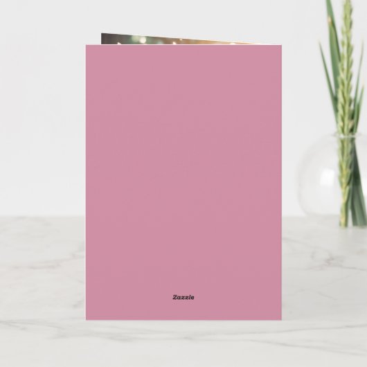 Gevouwen Wenskaart Kaart (Achterkant)