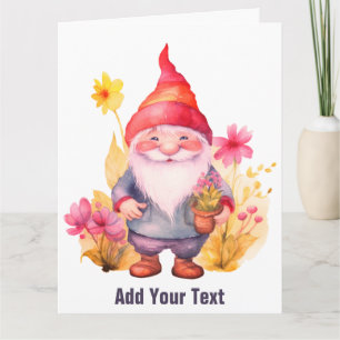 Gevouwen Wenskaart Kaart