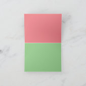 Gevouwen Wenskaart Kaart (Binnen)