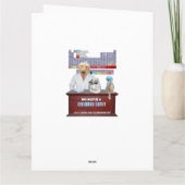 Gevouwen Wenskaart Kaart (Achterkant)