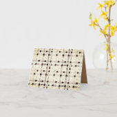 Gevouwen Wenskaart Kaart (Gele Bloem)