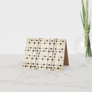 Gevouwen Wenskaart Kaart