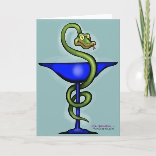 Gevouwen Wenskaart Kaart (Voorkant)