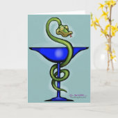 Gevouwen Wenskaart Kaart (Gele Bloem)