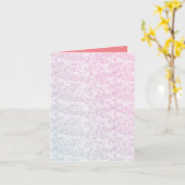 Gevouwen Wenskaart Kaart (Gele Bloem)