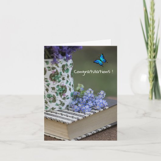 Gevouwen Wenskaart Kaart (Voorkant)