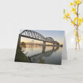 gevouwen wenskaart kaart (Gele Bloem)