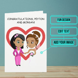 Gevouwen Wenskaart Kaart