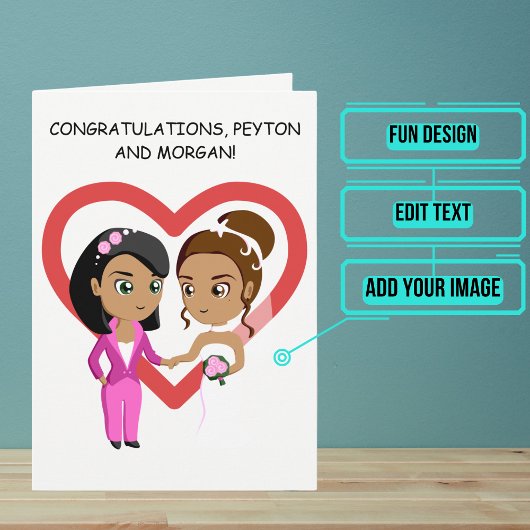 Gevouwen Wenskaart Kaart