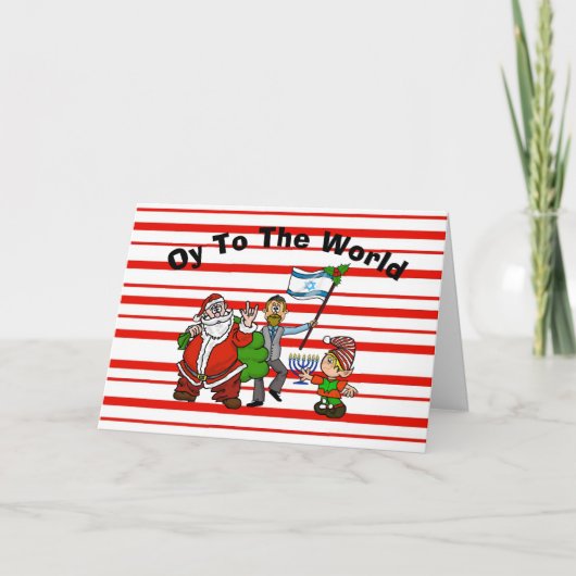 Gevouwen Wenskaart Kaart (Voorkant)