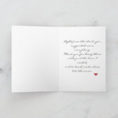 Gevouwen Wenskaart Kaart (Binnen)