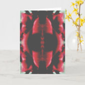 Gevouwen Wenskaart Kaart (Gele Bloem)