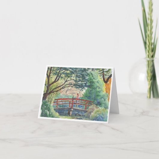 Gevouwen Wenskaart Kaart (Voorkant)