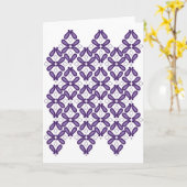 Gevouwen Wenskaart Kaart (Gele Bloem)