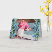 Gevouwen Wenskaart Kaart (Gele Bloem)