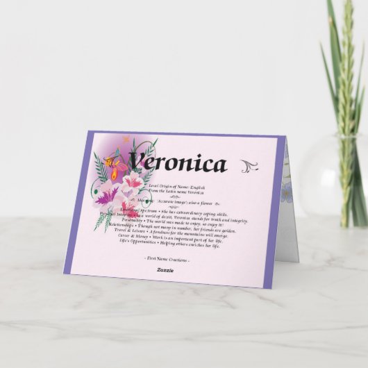 Gevouwen Wenskaart Kaart (Achterkant)