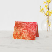 Gevouwen Wenskaart Kaart (Gele Bloem)