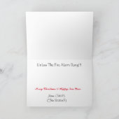 Gevouwen Wenskaart Kaart (Binnen)