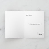 Gevouwen Wenskaart Kaart (Binnen)