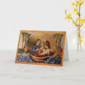 Gevouwen Wenskaart Kaart (Gele Bloem)