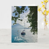 Gevouwen Wenskaart Kaart (Gele Bloem)