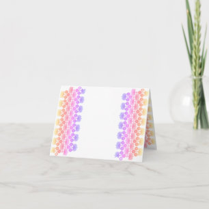 Gevouwen Wenskaart Kaart