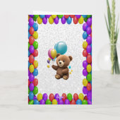 Gevouwen Wenskaart Kaart (Achterkant)