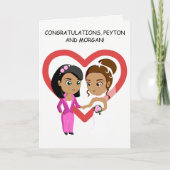 Gevouwen Wenskaart Kaart (Voorkant)