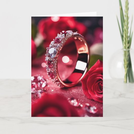 Gevouwen Wenskaart Kaart (Voorkant)