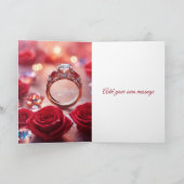 Gevouwen Wenskaart Kaart (Binnen)