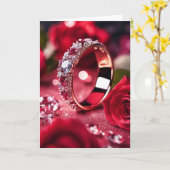 Gevouwen Wenskaart Kaart (Gele Bloem)