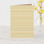 Gevouwen Wenskaart Kaart (Gele Bloem)