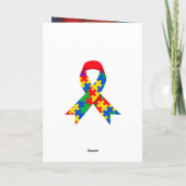 Gevouwen Wenskaart Kaart (Achterkant)