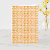 Gevouwen Wenskaart Kaart (Gele Bloem)