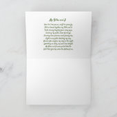 Gevouwen Wenskaart Kaart (Binnen)