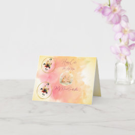 Gevouwen wenskaart kaart