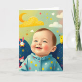 Gevouwen Wenskaart Kaart (Voorkant)