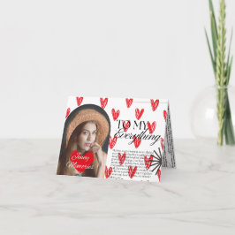 Gevouwen Wenskaart Kaart