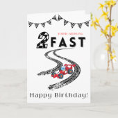 Gevouwen Wenskaart Kaart (Gele Bloem)