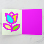 Gevouwen Wenskaart Kaart (Binnen)